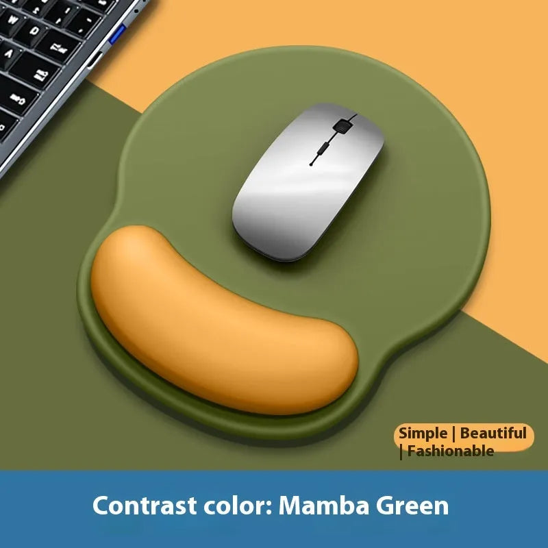 Gradient silicone wristband mouse mat with milk silk surface measuring 220mm by 250mm