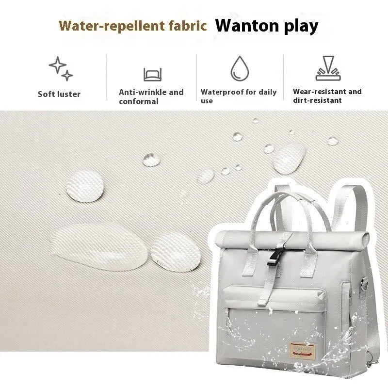 Shockproof waterproof nylon laptop bag inner liner shown in black, medium and large sizes for 13.3 to 15.6 inch laptops.
