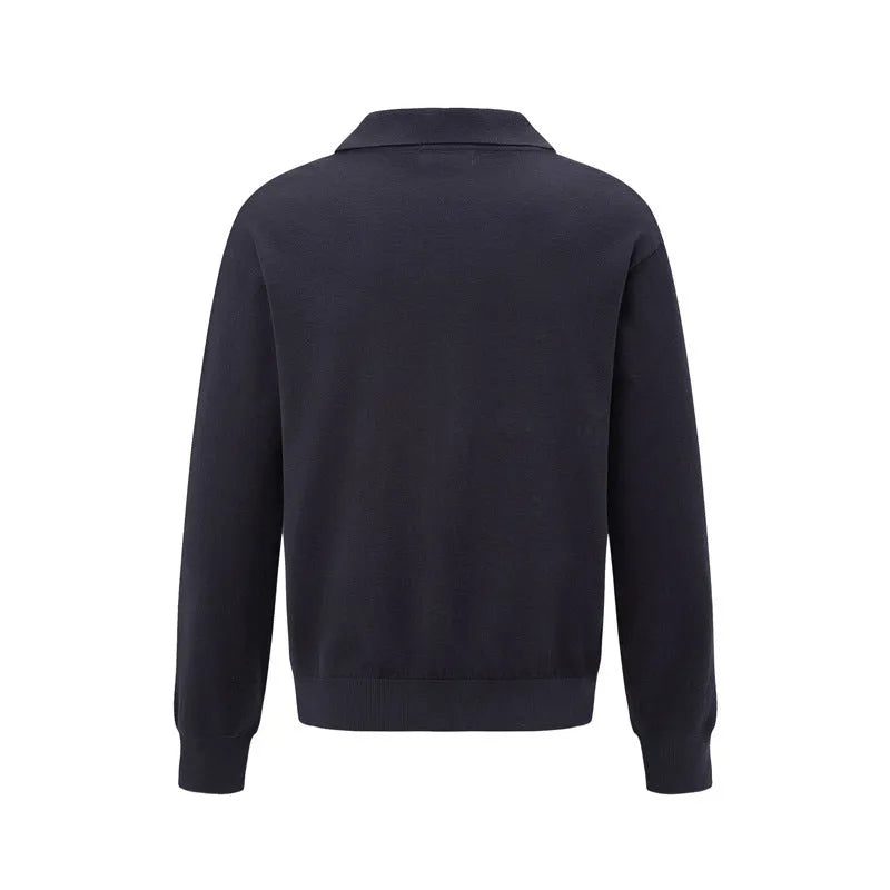 Women's loose black acrylic blend pullover shirt for casual wear