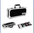 Black aluminium aviation flight case for T-EC8 trumpet with custom foam interior