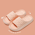Leaf texture design EVA slippers in multiple colours with non-slip soles for indoor household use