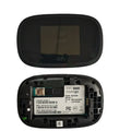 Black portable 4G wireless router with dual-core processor and compact design