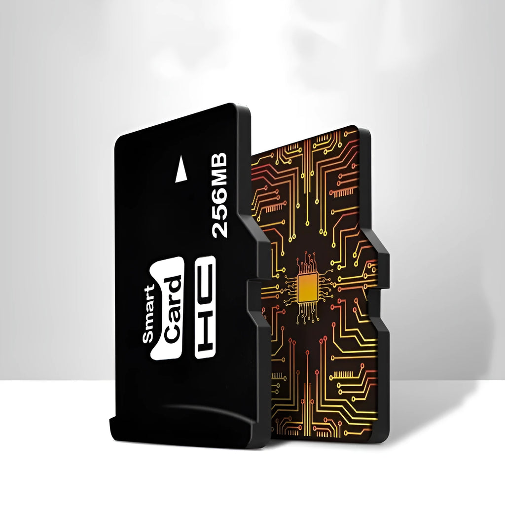 TF series 256MB memory card with 11x15mm dimensions for portable audio-visual devices