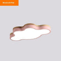 Wooden cloud LED ceiling lamp with modern design and dimmable lighting