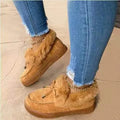 Women's casual cotton shoes with rubber sole and velvet trim in multiple colours