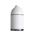 White USB-powered aromatherapy diffuser humidifier with LED light, 300ml capacity