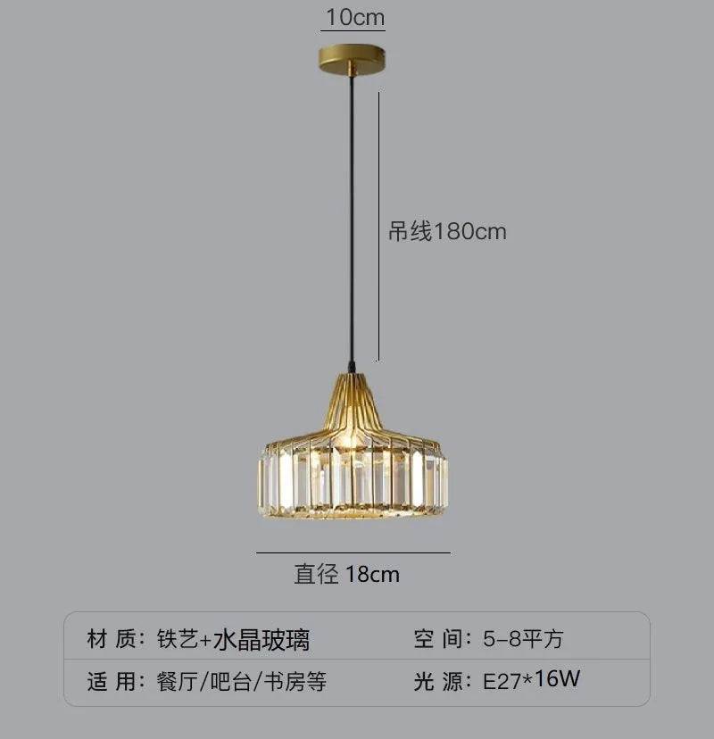 Modern crystal chandelier ceiling lamp with sun lamp design in black iron finish