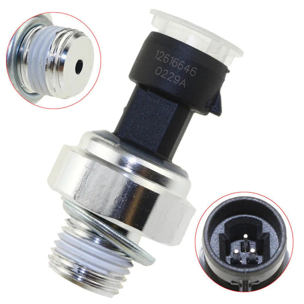 Buick Chevrolet oil pressure sensor replacement part with multiple OEM compatibility numbers