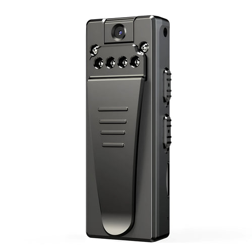 Black 1080p HD DV home camera with a rotatable lens on an ABS plastic body.