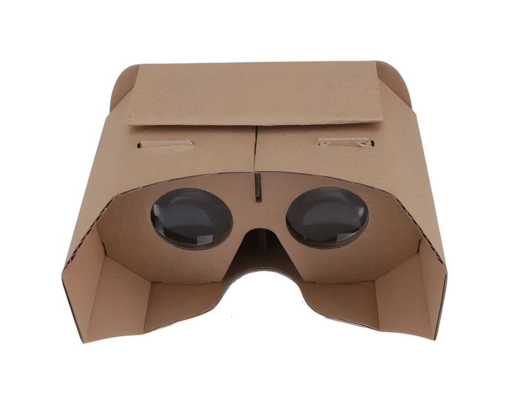 Paper virtual reality glasses measuring 153mm by 83mm for smartphones up to 6 inches