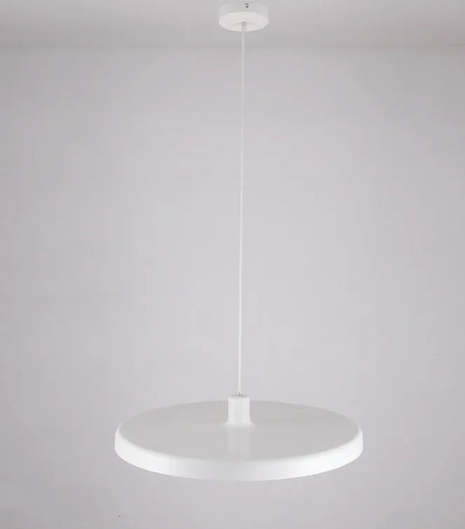 Aluminium alloy bar chandelier for restaurants in black or white, shown in 35cm, 50cm, and 60cm sizes.