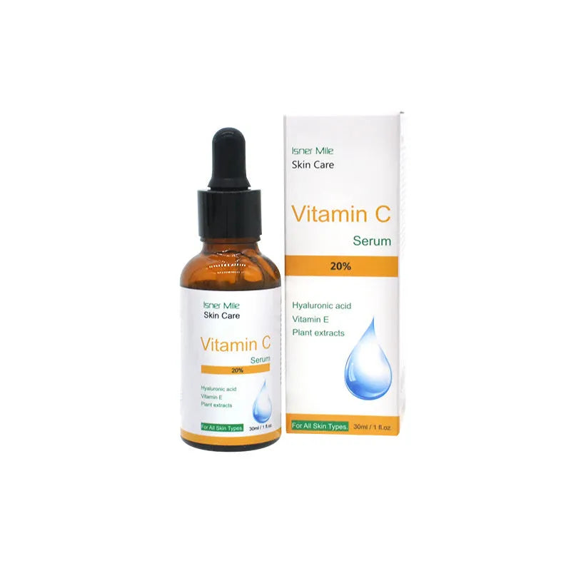 30ml glass bottle of Vitamin C Pure Serum for facial skincare