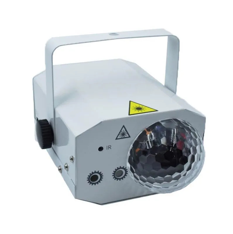 Black or white LED laser magic fan stage lighting equipment with compact 190mm dimensions
