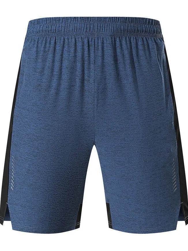 Men's five-point single layer shorts in spandex fabric with mid waist design