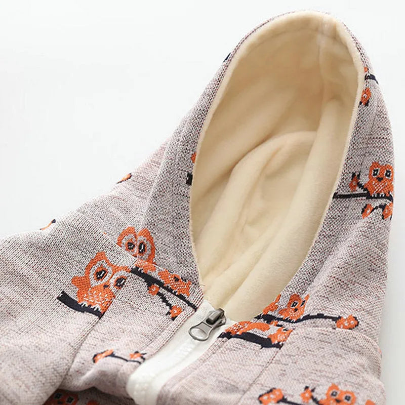 Blue or pink cotton dog sweater with zipper front and casual pattern design
