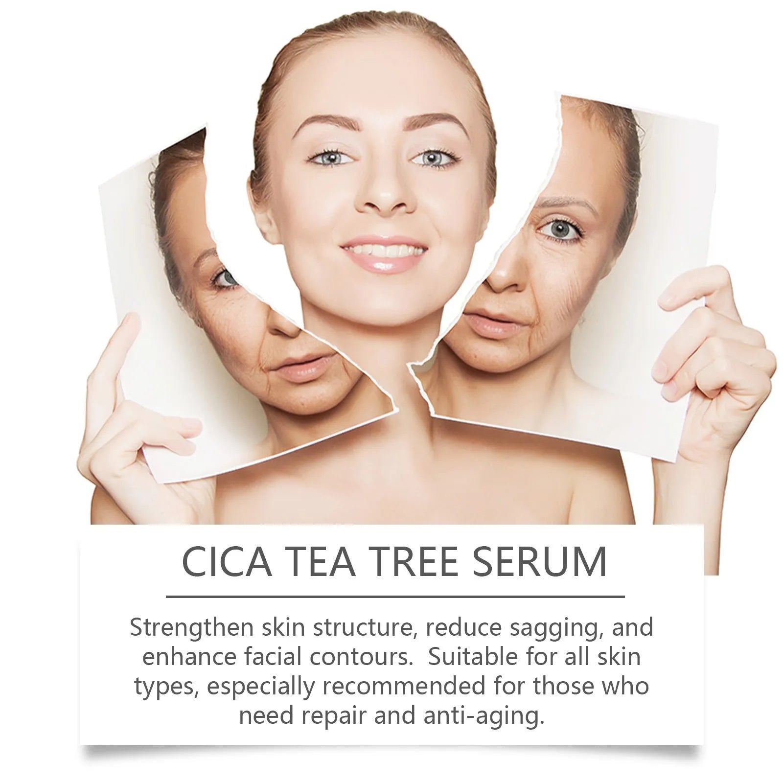 30ml centella asiatica firming care solution bottle for hydrating skin treatment