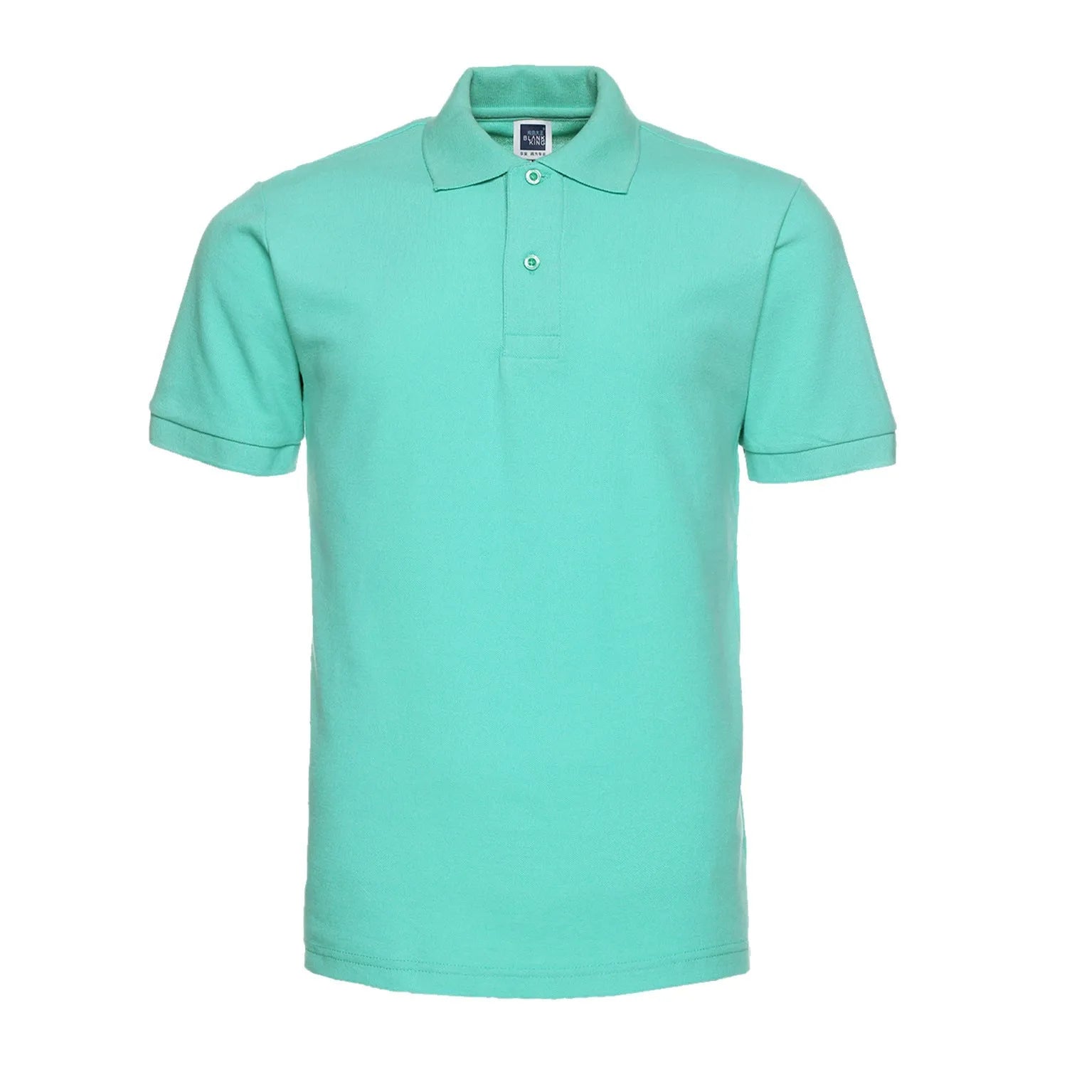 Loose fit short sleeve polo shirt with lapel collar in solid colour options