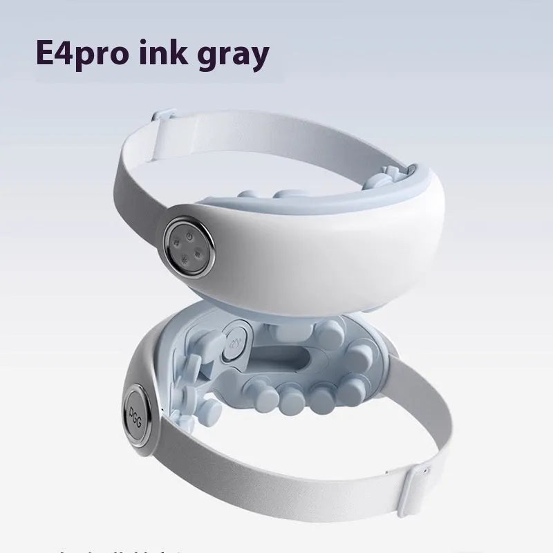 Purplish gray Bluetooth rechargeable steam eye moisturising instrument for hot compress massage.