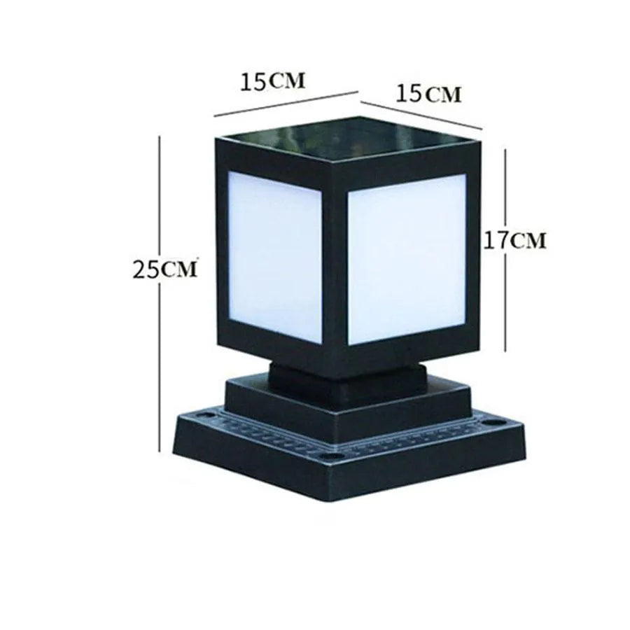 Solar garden lights for outdoor landscape illumination with waterproof design and LED light source