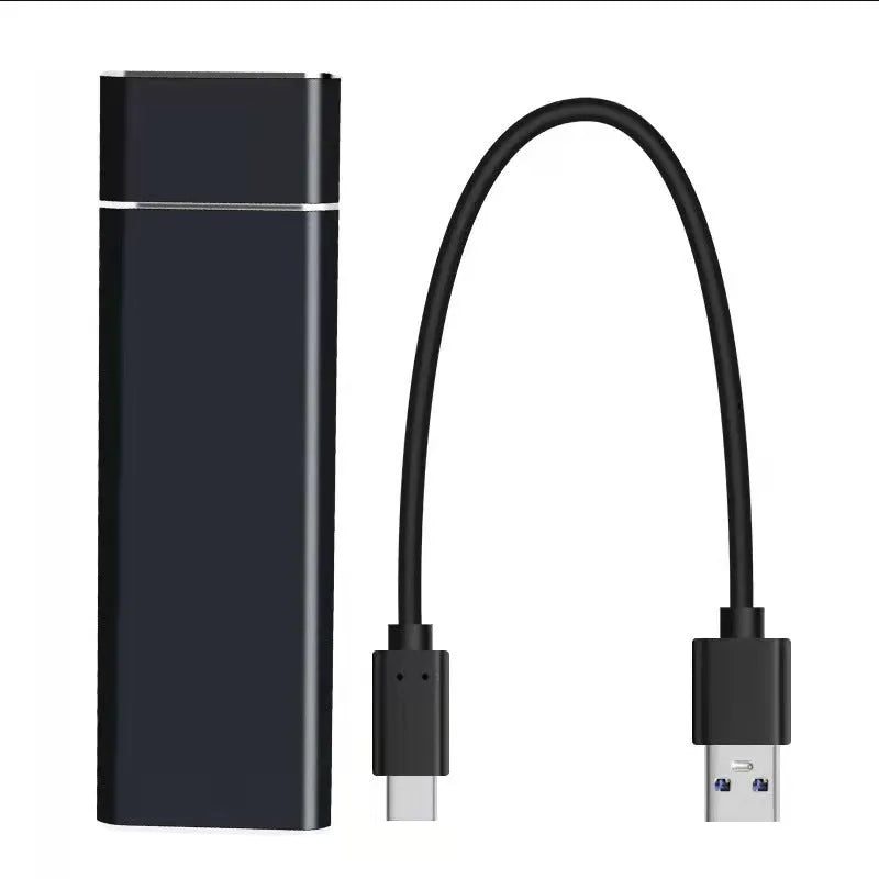 6TB mobile hard disk external SSD storage device with metal shell in ultra-thin design showing colour options
