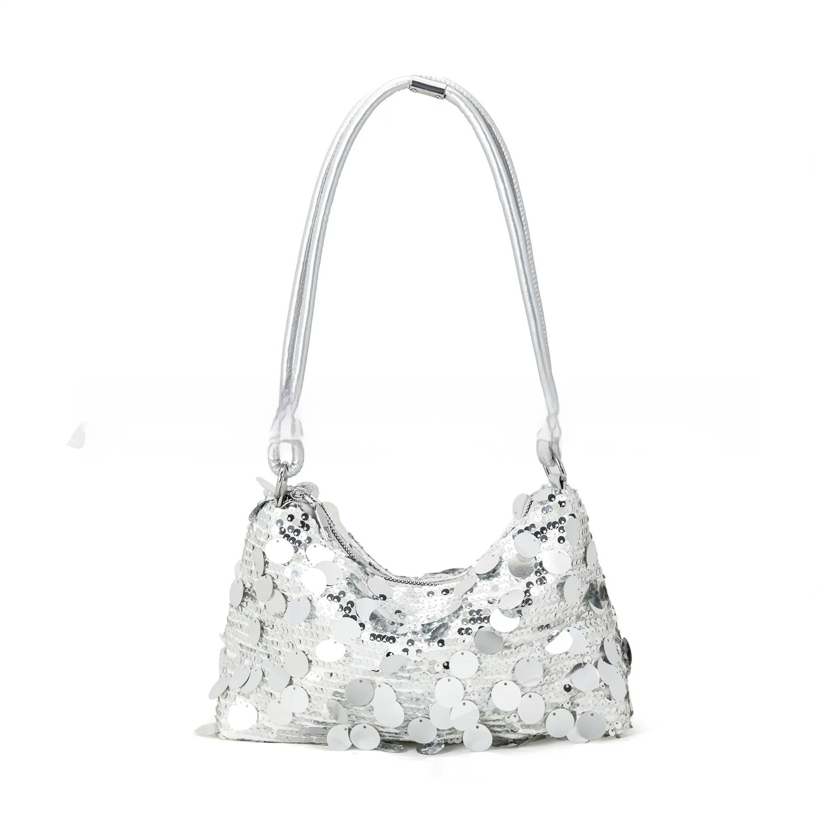 Women's underarm summer crossbody bag in black with sandwich pocket design and single shoulder strap