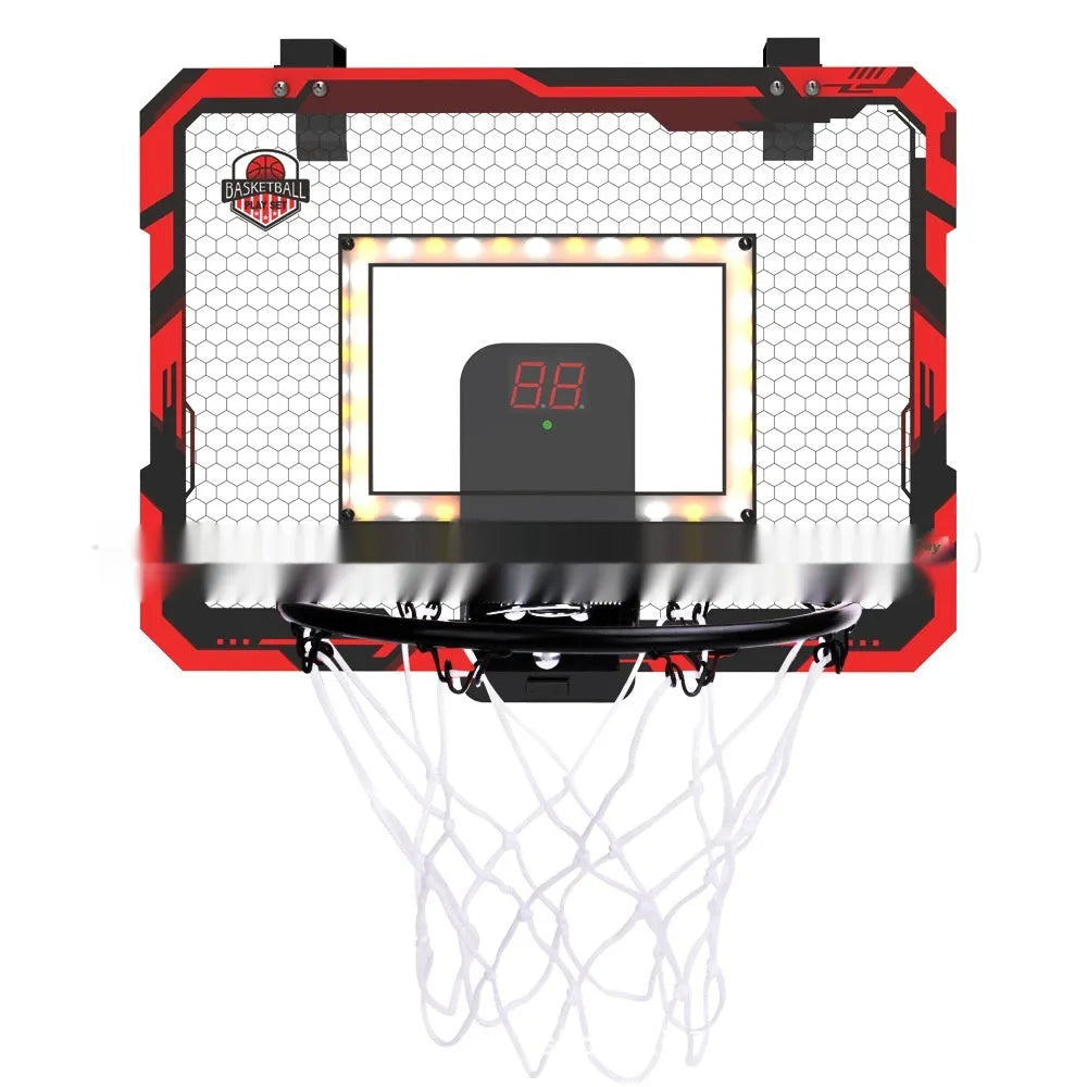Foldable basketball frame with parallel panel backboard mounted using suction cups