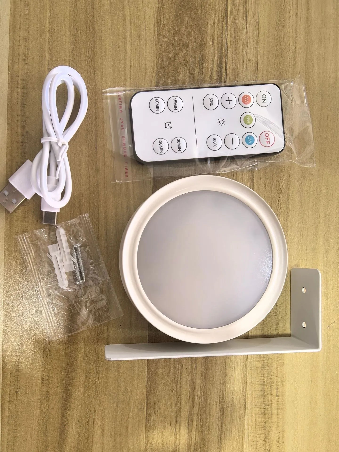 Black wireless magnetic LED painting lamp with remote control for 13-colour RGB lighting