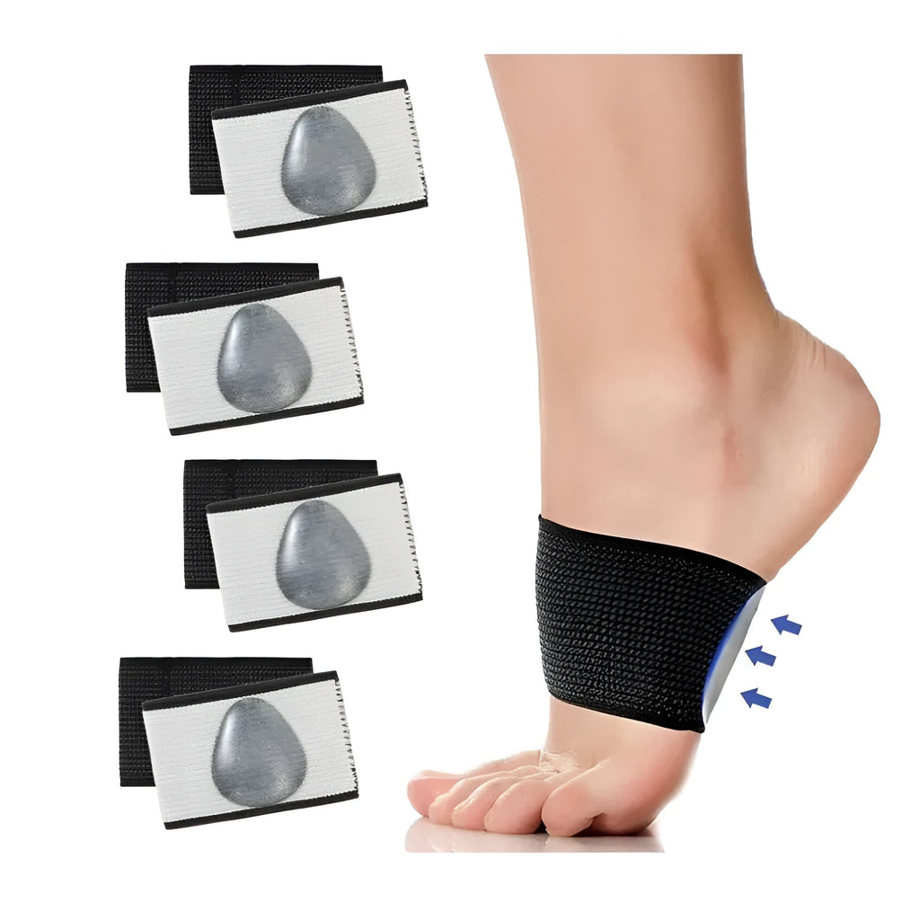 Men's and women's flat foot support pad with heart design PU bandage