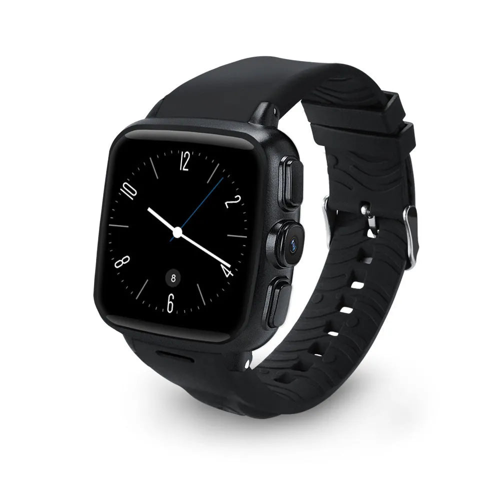 Z01 smart watch with black or white colour options showing 1.54-inch touchscreen display