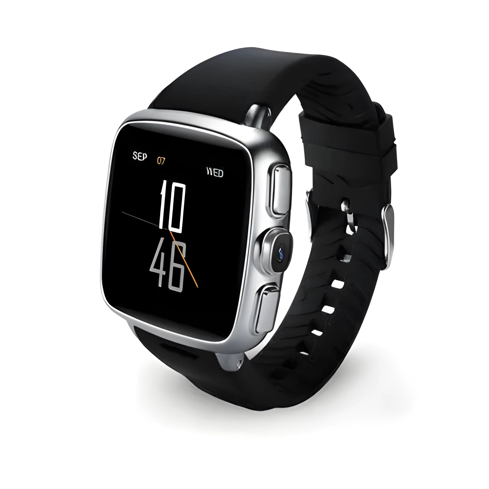 Z01 smart watch with black or white colour options showing 1.54-inch touchscreen display