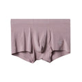 Seamless modal men's underwear in green, pink, and white colours with mid-waist design