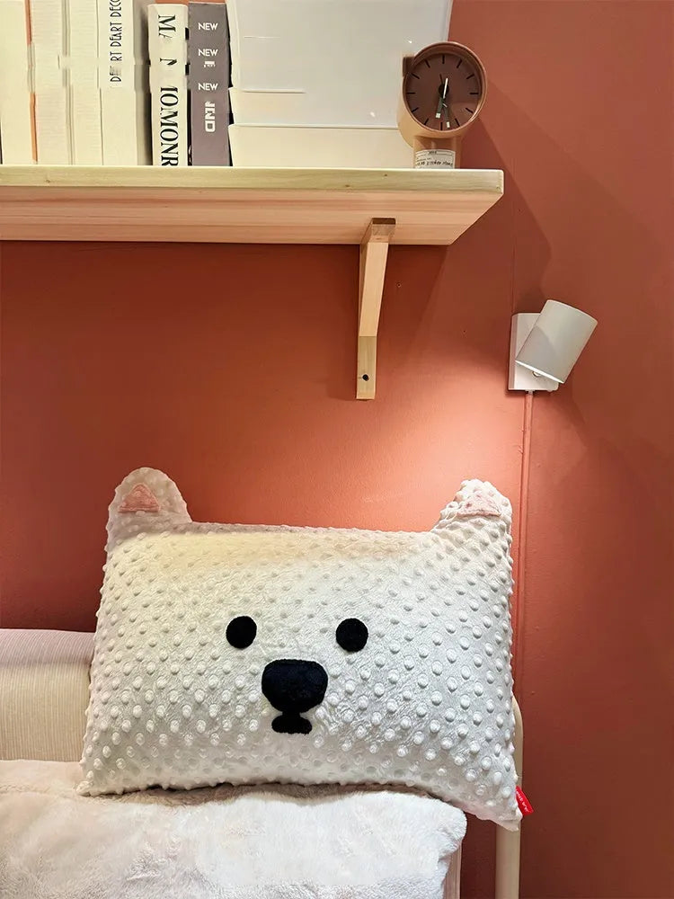 West Highland puppy decorative cushion 50 cm with blended fabric and dog print