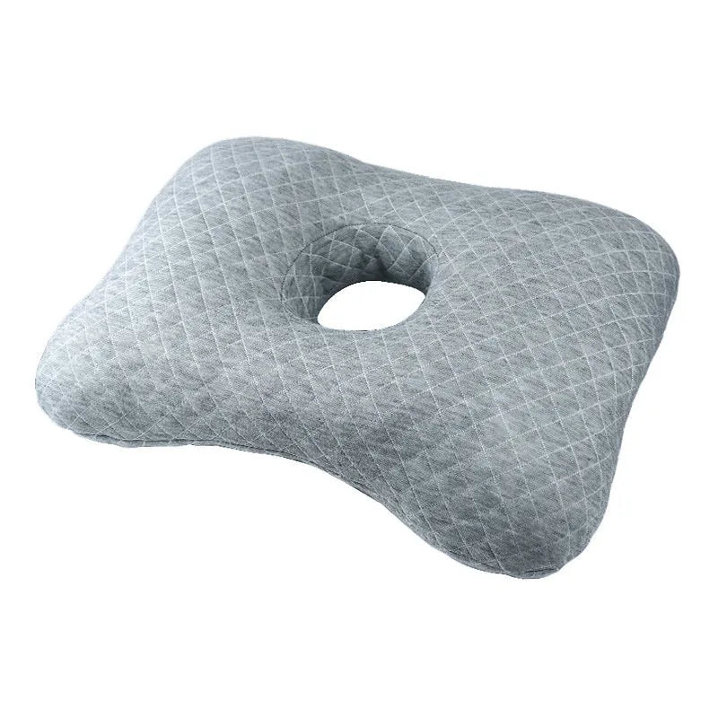 Beauty salon single hole ear pillow for adults in New Chinese style, measuring 39 by 28 by 6 centimetres.
