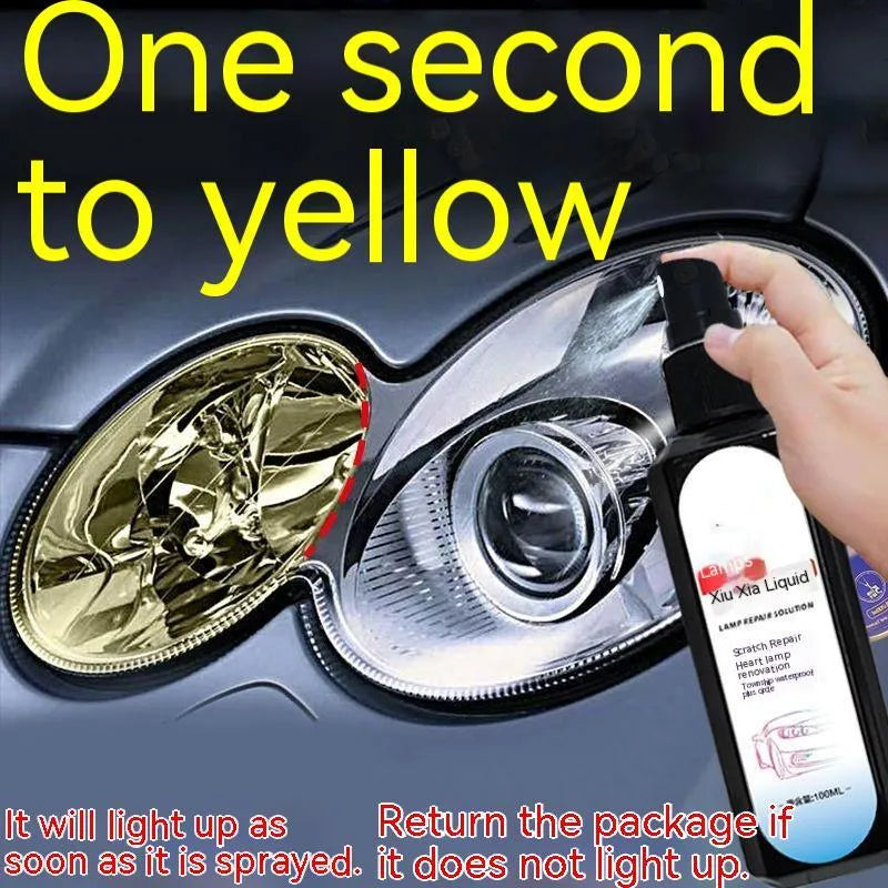 100ml car headlight renovation repairing liquid bottle for polycarbonate plastic lens restoration