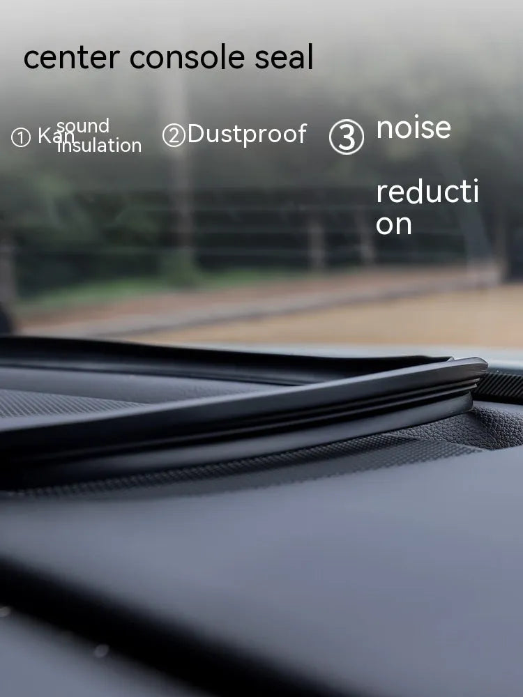 Outlander dashboard soundproof seal strip showing 1.6 m silicone strip with six-card slots