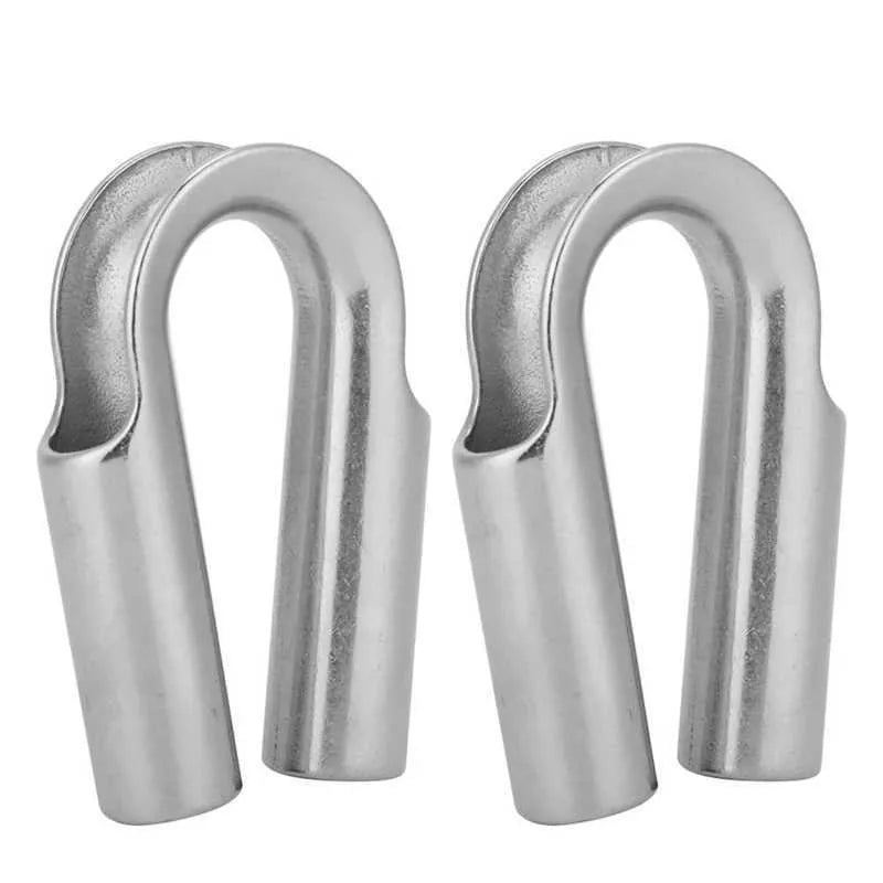 Stainless steel tubular chicken heart round sleeve ring showing circular fastening component