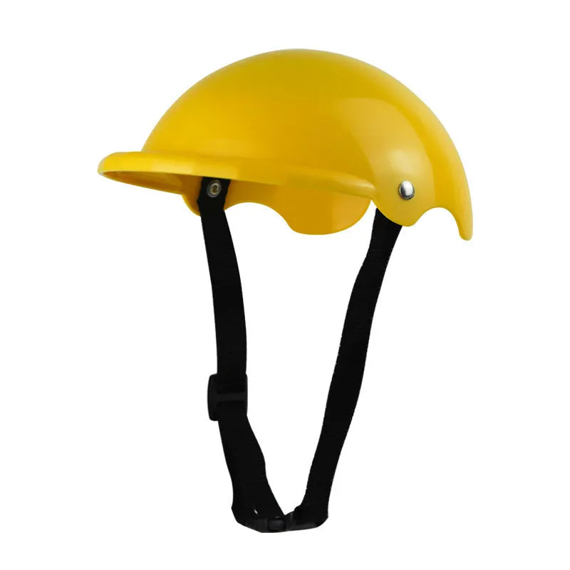 Small size S plastic pet safety helmet in pink, black, yellow or green colours for motorcycle use