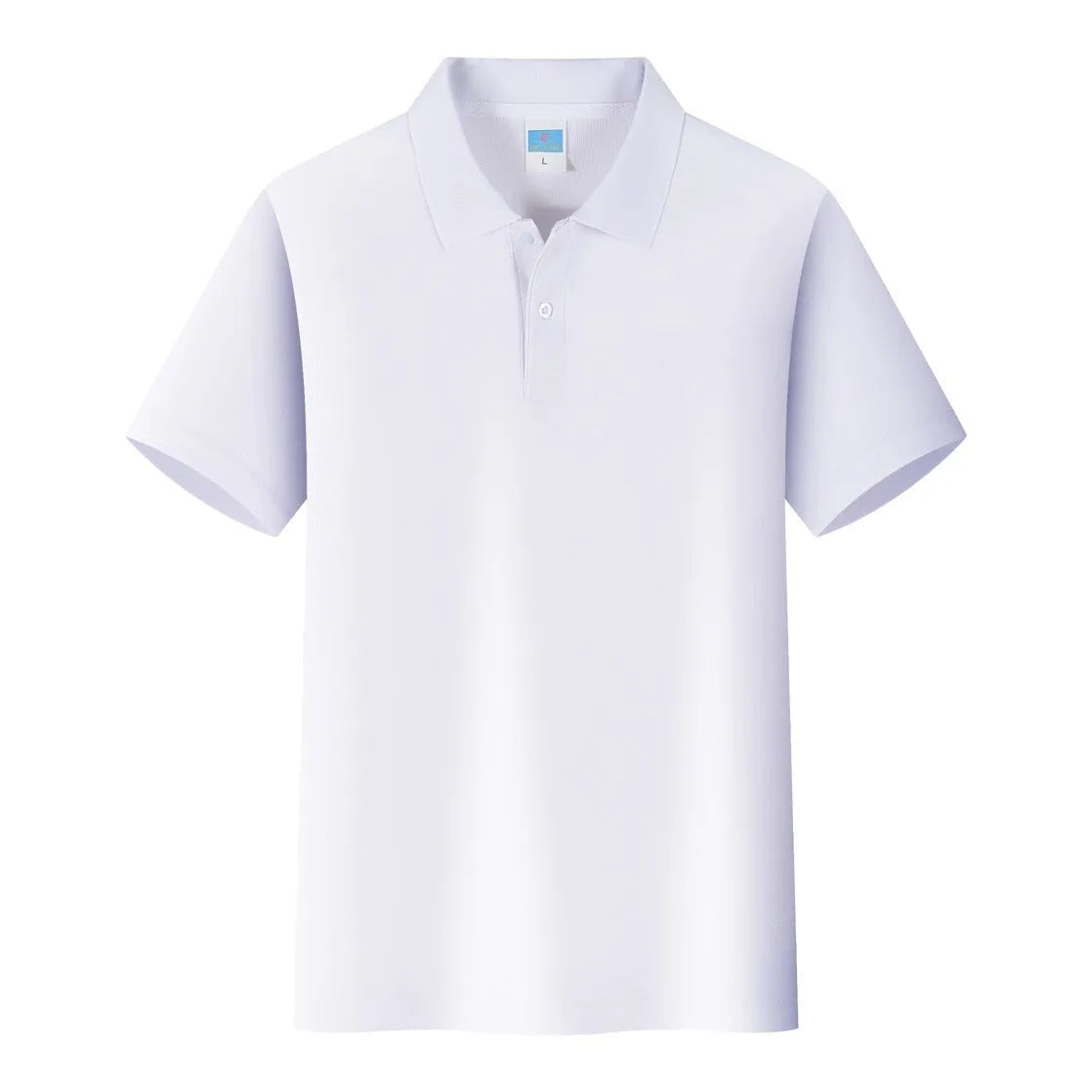 Short sleeved cotton work shirt in straight cut fit for embroidery and promotions.