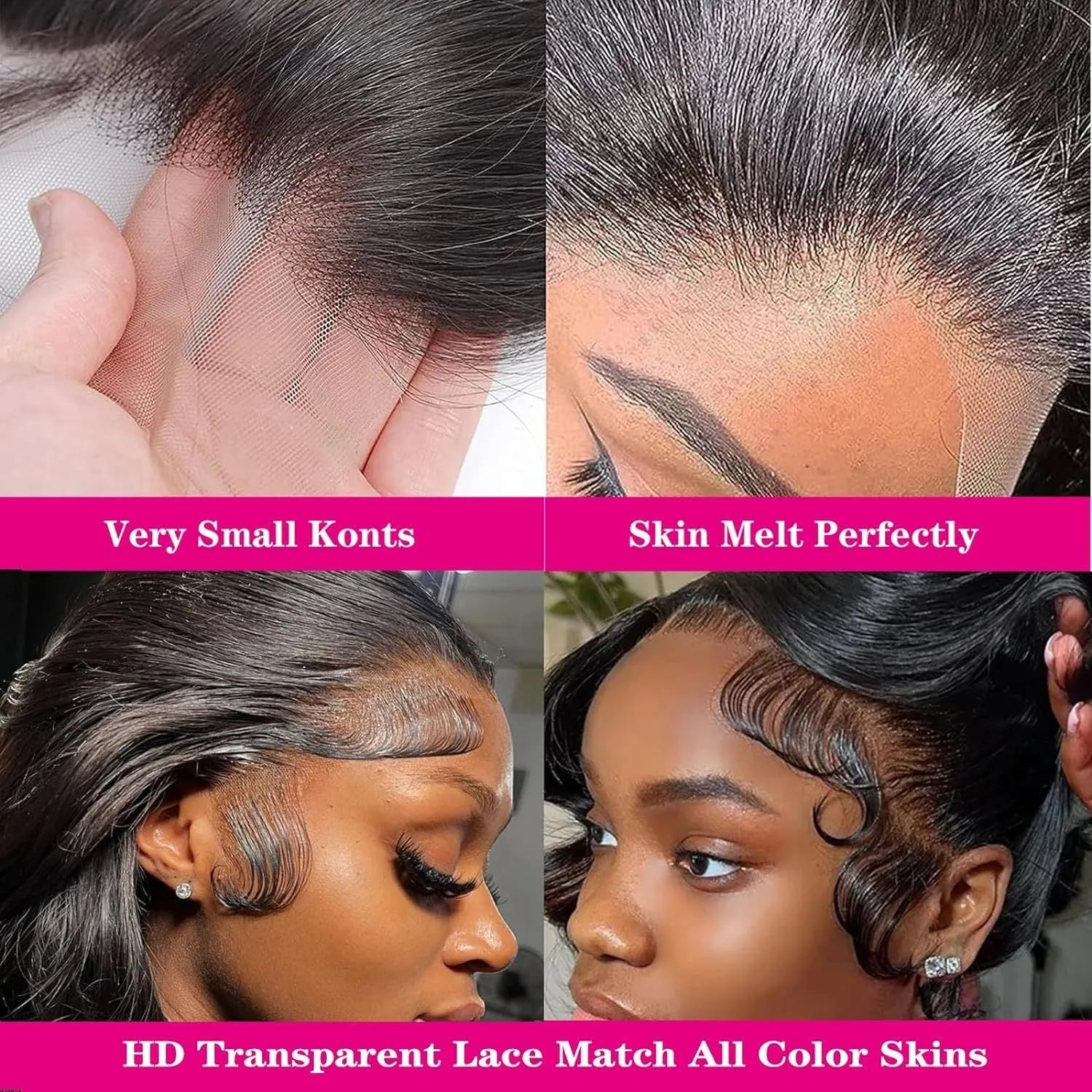 Black medium-long curly full-head wig on a mesh lace base for ladies