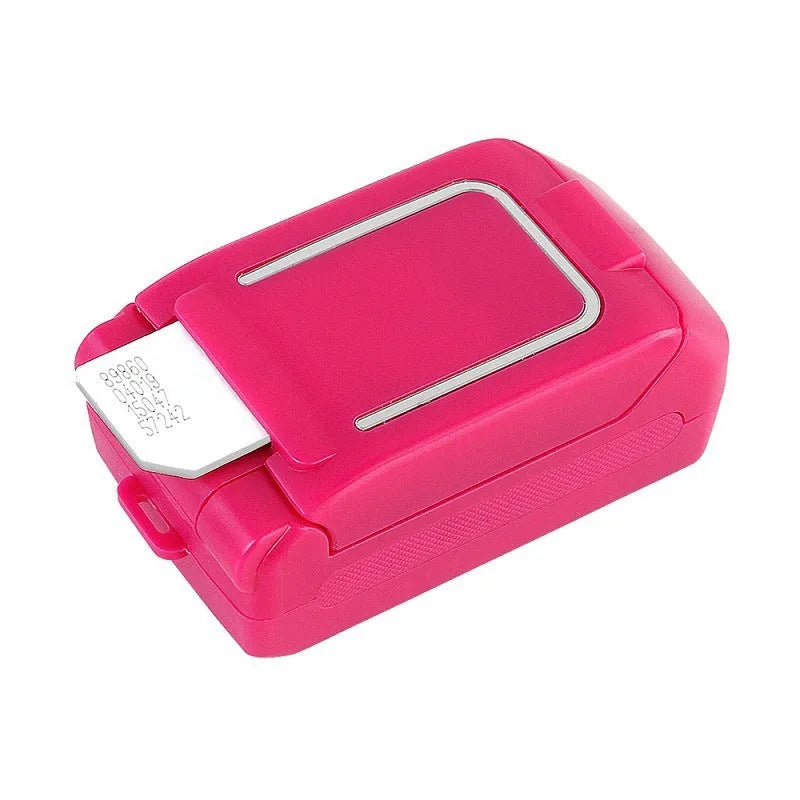 Mini flip mobile phone in a choice of six colours: white, yellow, black, gold, blue, and rose red.