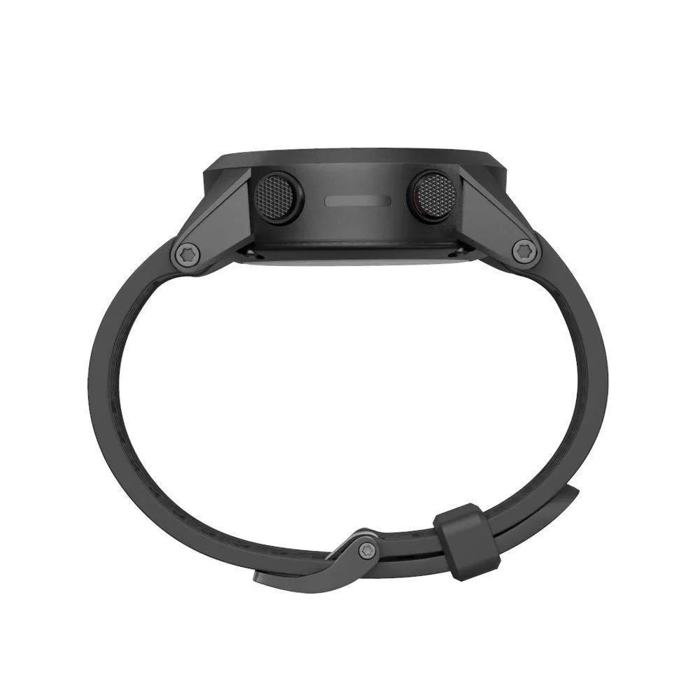 Jiaming 26mm silicone watch strap with stainless steel buckle in multiple colour options