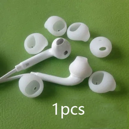 Black silicone earphone sleeve for Galaxy S6 Edge models G9200 G9250 G920A