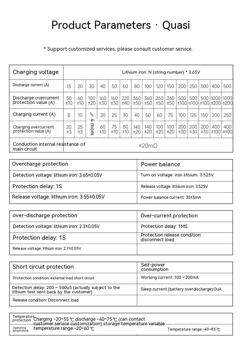 Dali 4-cell Lithium Iron Phosphate battery protection board with balancing circuit