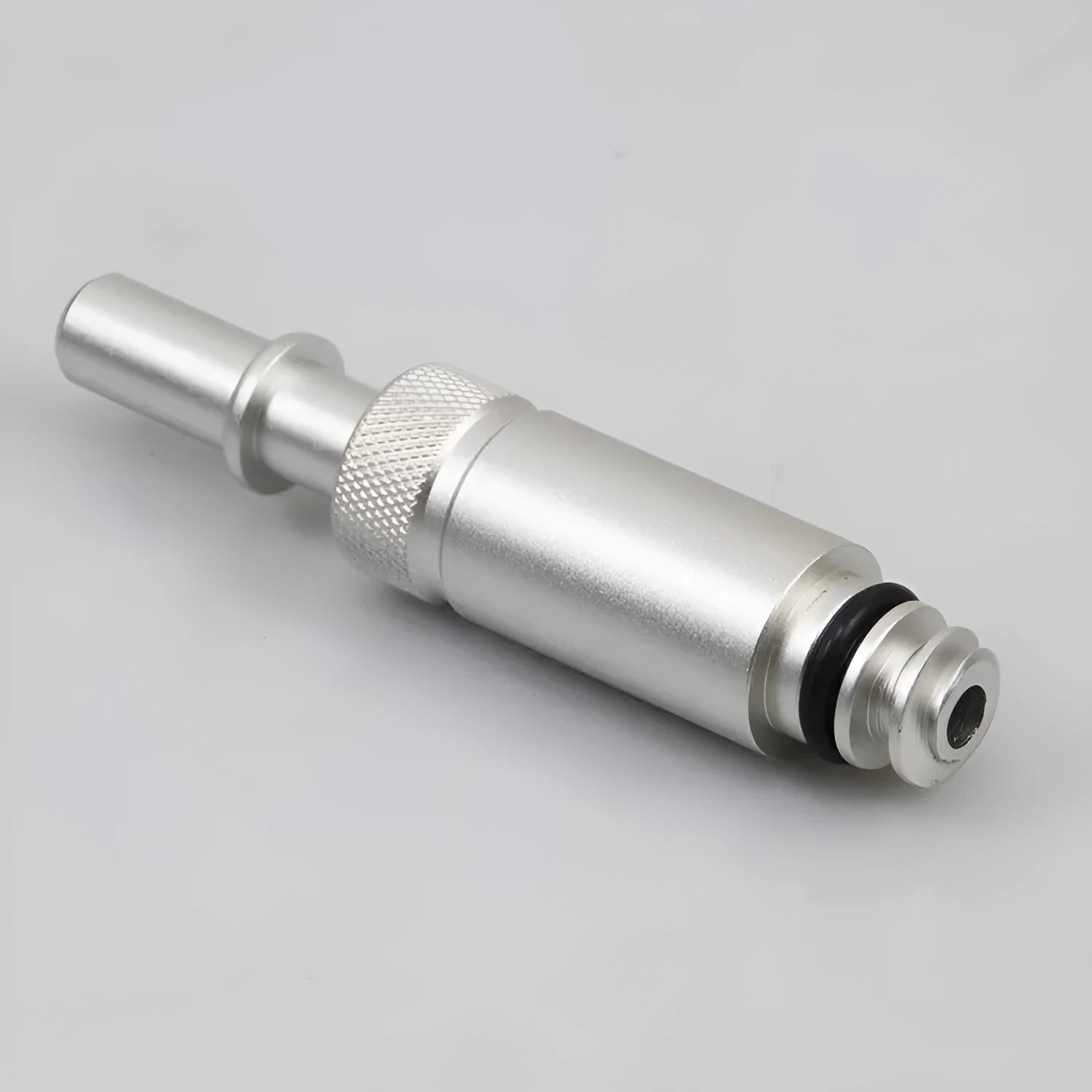 Silver metal VAS6262-9 transmission refuelling joint tool for manual gearbox fluid changes
