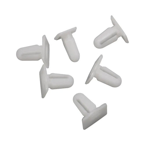 Automobile plastic glue nails and buckles in D318 colour, 60 piece pack for vehicle interior fastening