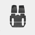 Tesla Model X waterproof rubber floor mats and boot liner for left-hand drive vehicles