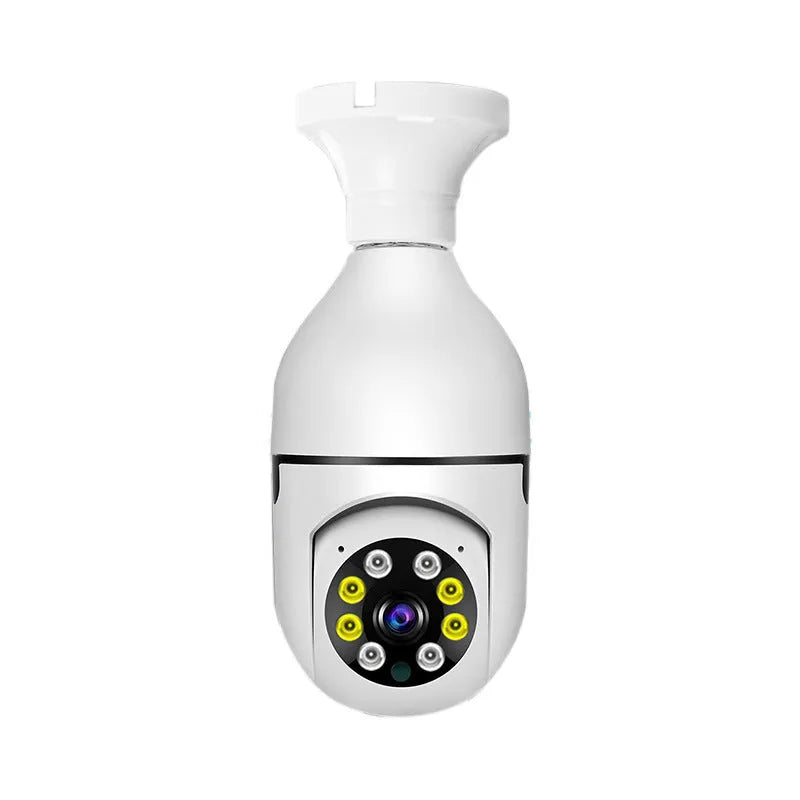 Wireless wifi bulb security camera with 1080p resolution and night vision