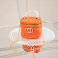 Women's PVC bucket gel bag with heart pattern in various colours