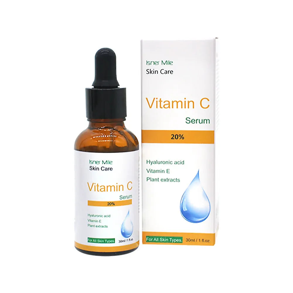 30ml glass bottle of Vitamin C Pure Serum for facial skincare