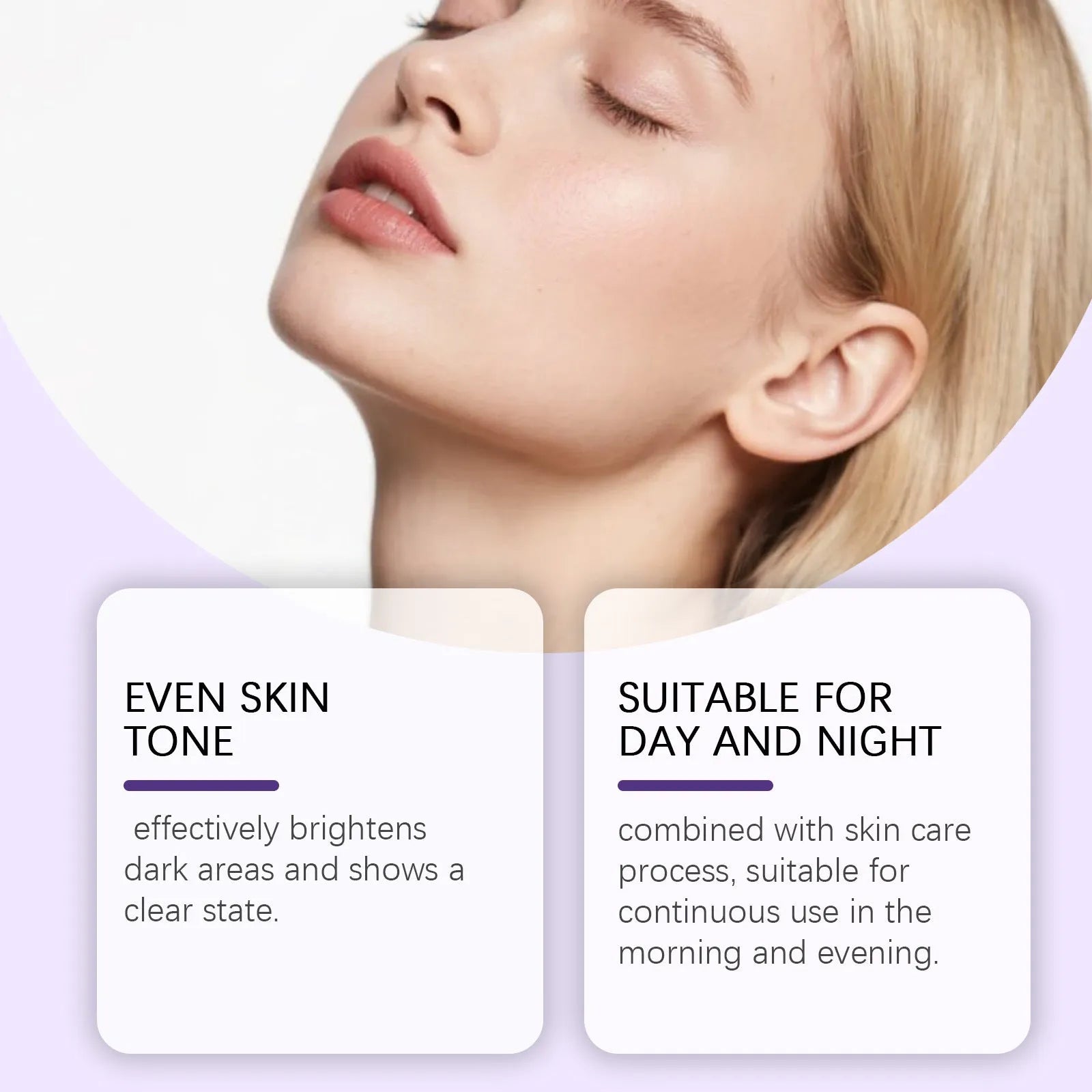 50g skin care cream in 3.5 x 13cm packaging with daily moisturising and pore minimising properties